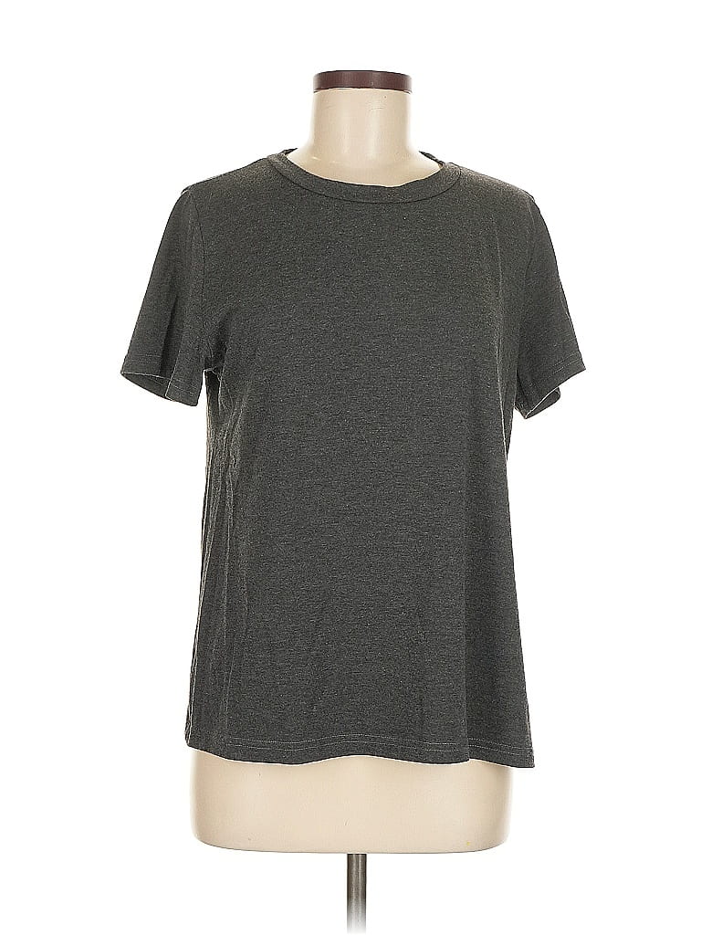 Pre-owned Unbranded Short Sleeve T-shirt In Gray
