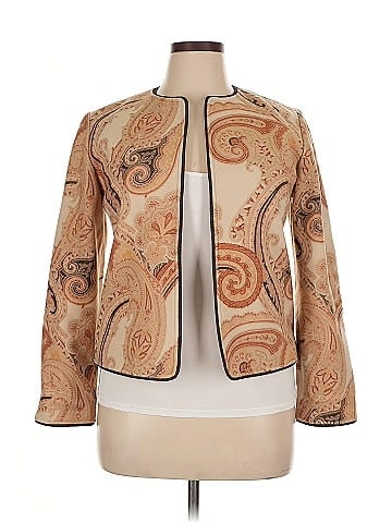 Linda Allard Ellen Tracy Wool Cardigan (view 1)