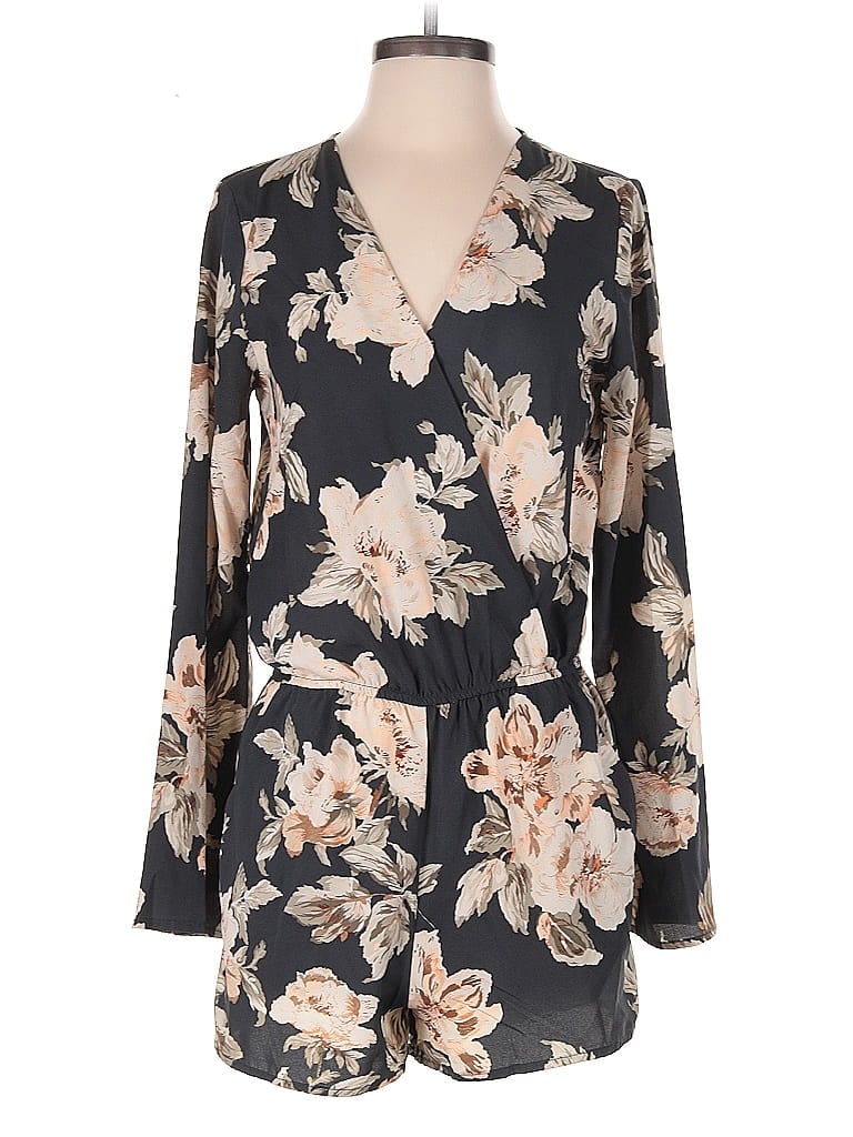 Pre-owned Lulus Romper In Black