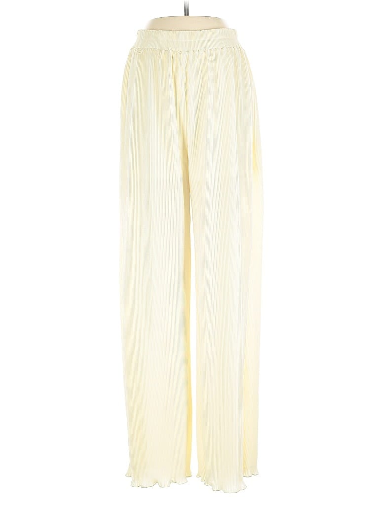 Pre-owned Acoa Collection Casual Pants In Yellow