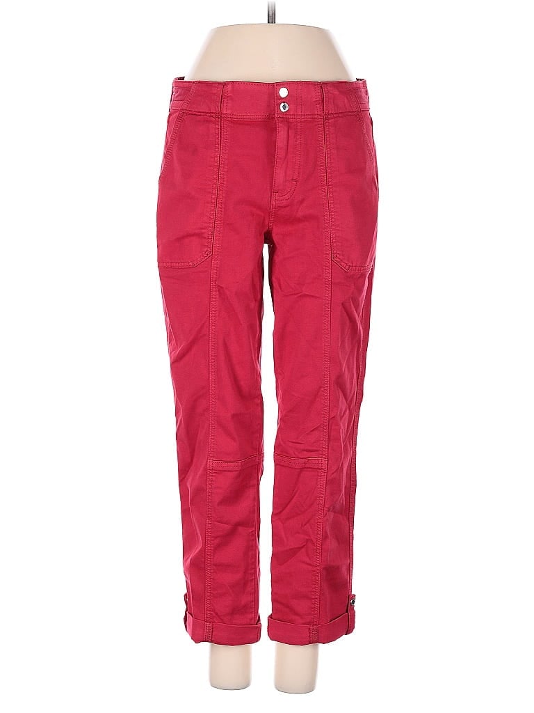 Pre-owned Theory Cargo Pants In Red