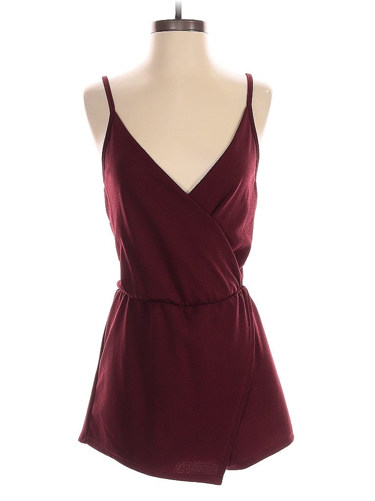 Pre-owned Kimchi Blue Cocktail Dress In Burgundy
