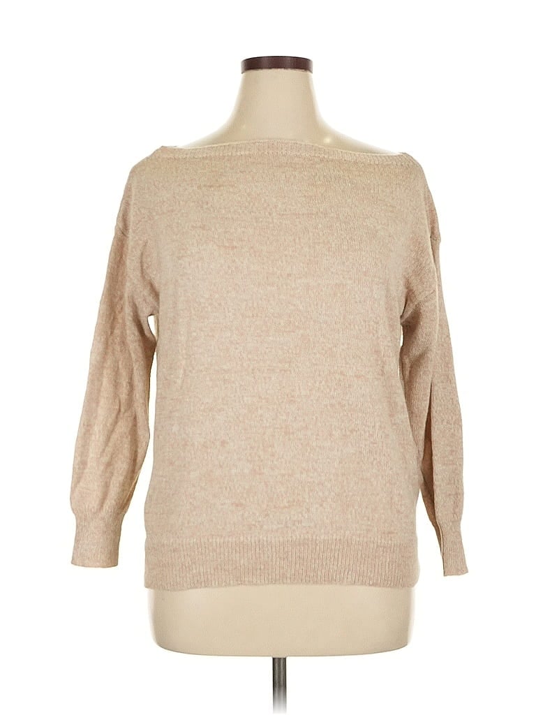 Pre-owned Shein Curve Pullover Sweater In Brown
