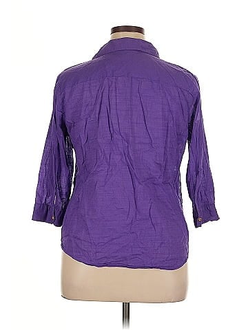 Croft & Barrow 3/4 Sleeve Button-Down Shirt (view 2)