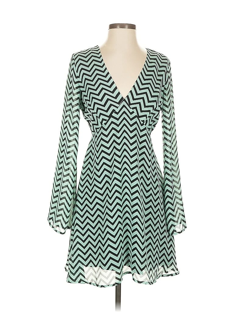 Pre-owned Assorted Brands Casual Dress In Blue