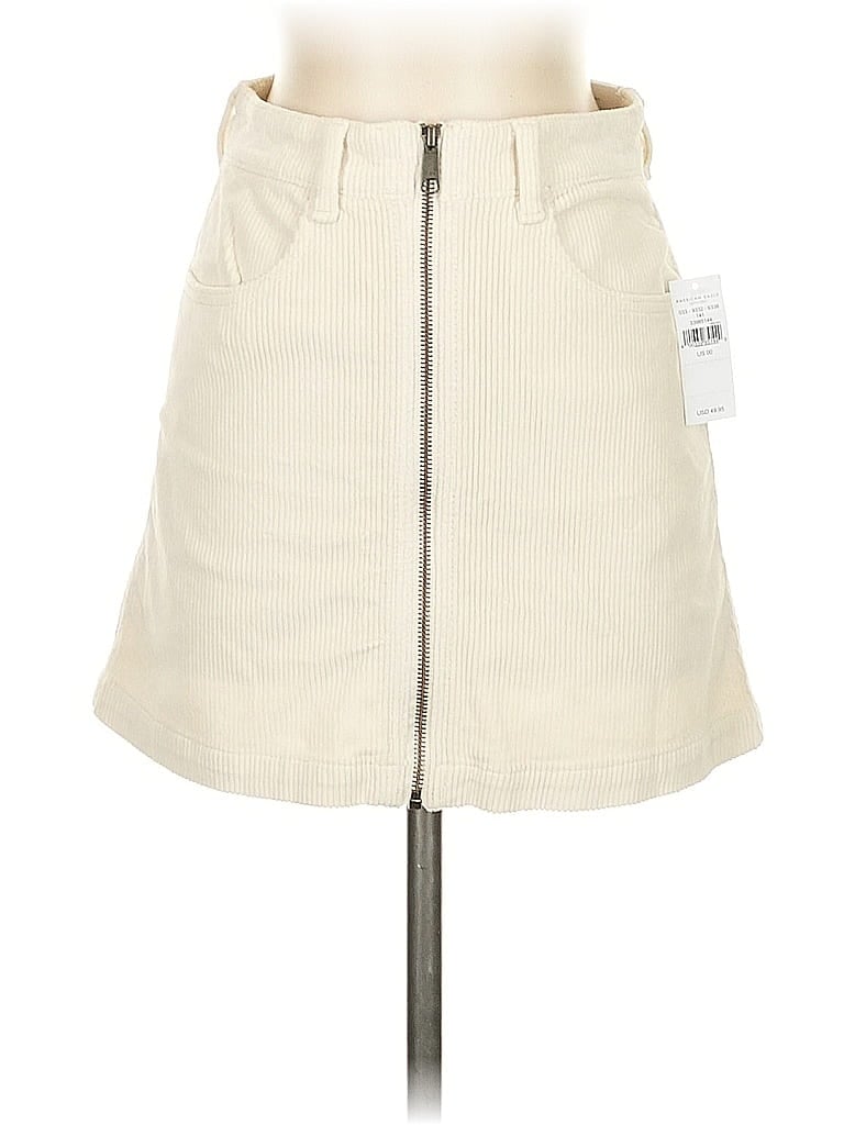 American Eagle Outfitters Casual Skirt In White