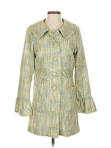 Aqua Trenchcoat (view 1)