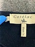 Cotélac 100% Merino Black Blue Wool Cardigan Size Sm (1) - photo 6