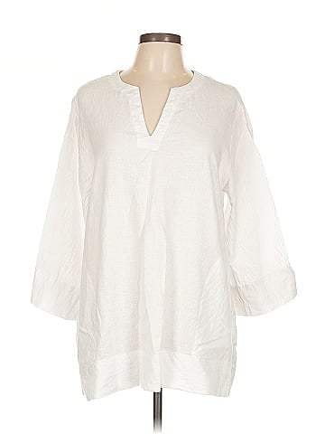 Lands' End 3/4 Sleeve Blouse (view 1)