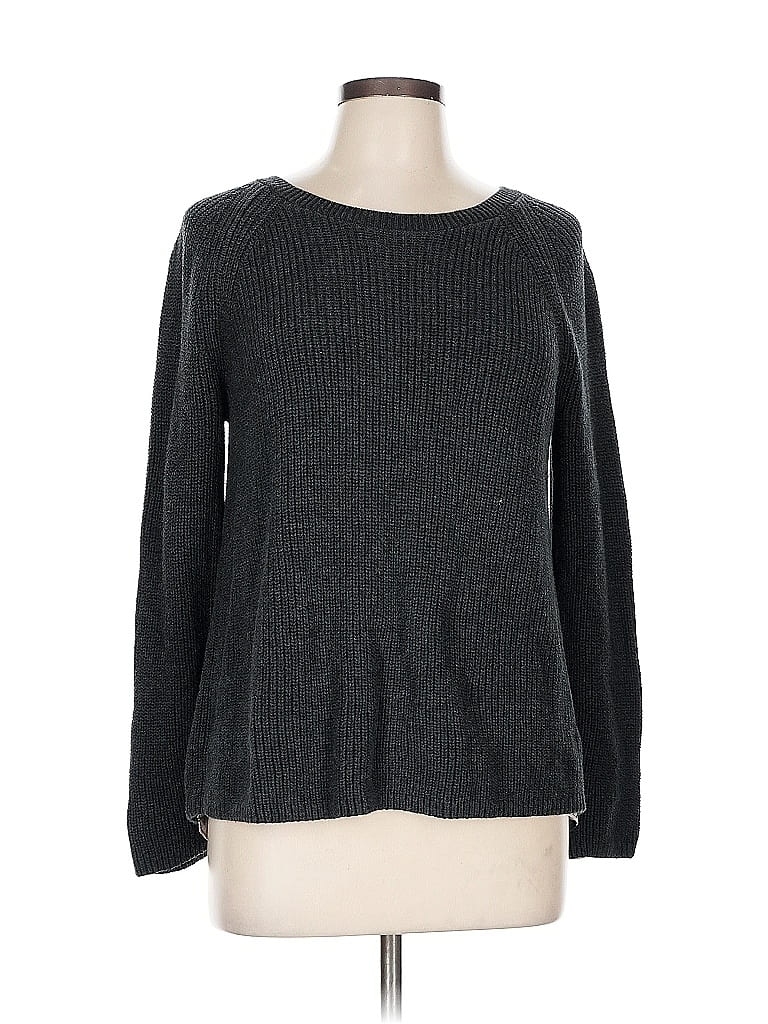 Pre-owned Ann Taylor Loft Pullover Sweater In Gray
