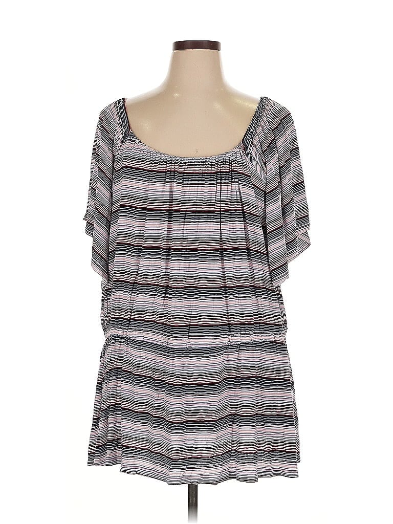 Pre-owned Lane Bryant Casual Dress In Gray