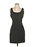 Bebe 100% Polyester Solid Black Cocktail Dress Size S - photo 1