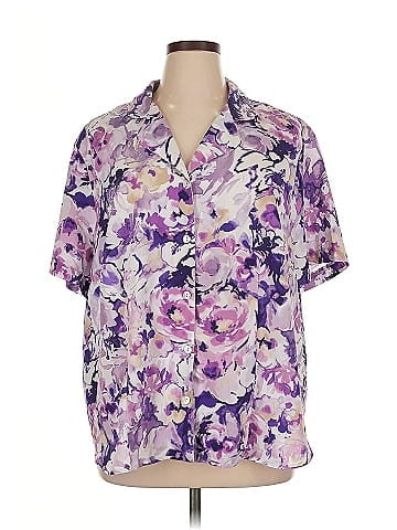Alfred Dunner Short Sleeve Blouse (view 1)