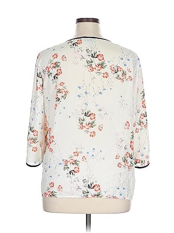 CeCe 3/4 Sleeve Blouse (view 2)