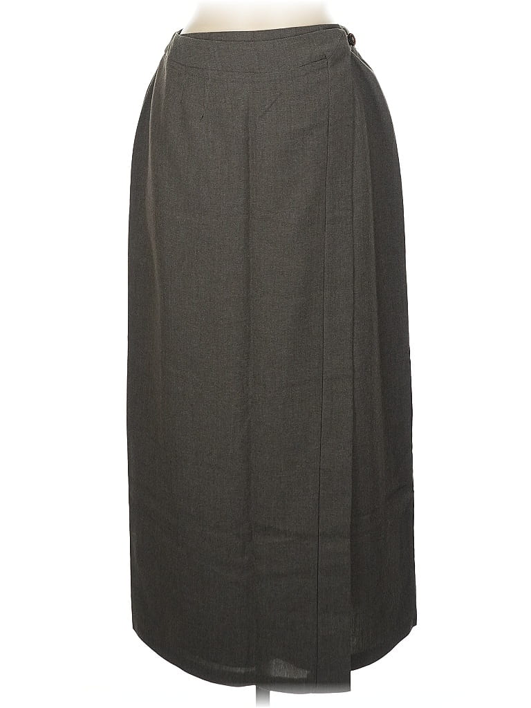 Pre-owned French Connection Formal Skirt In Gray