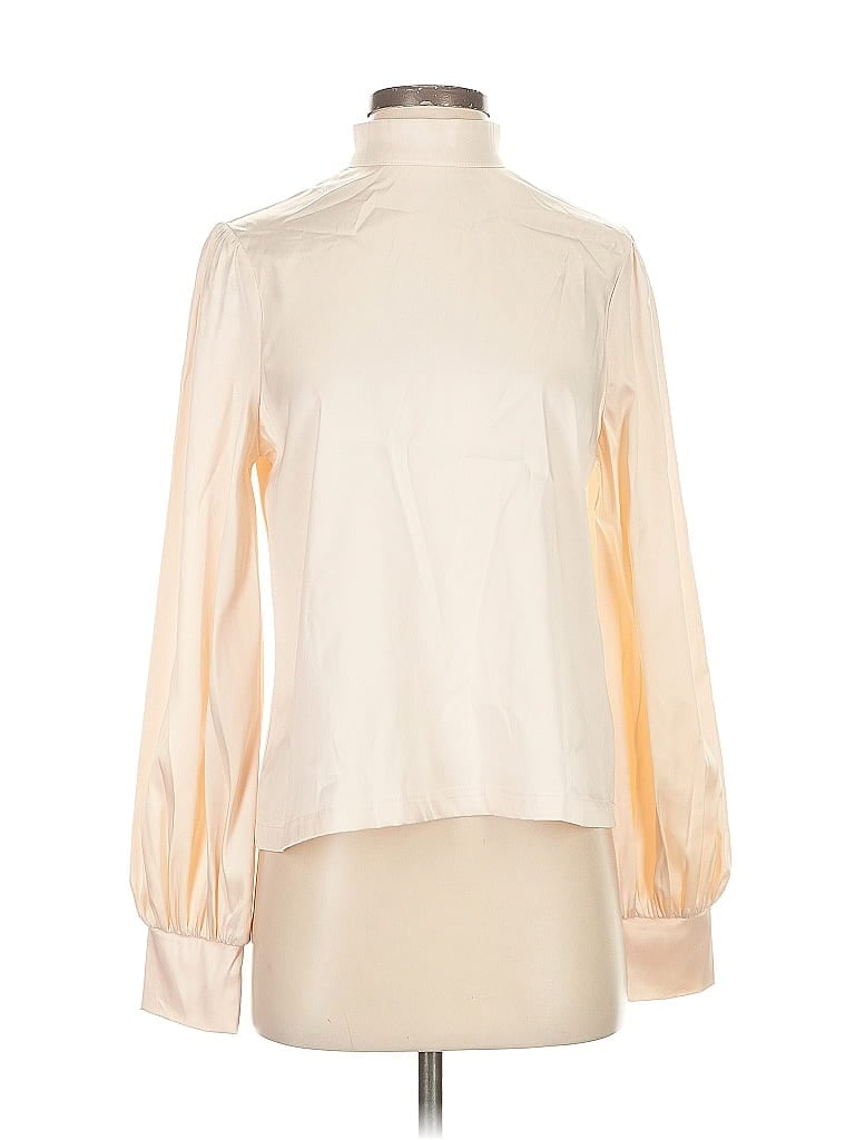 PRETTYLITTLETHING Pre-owned Long Sleeve Blouse In White