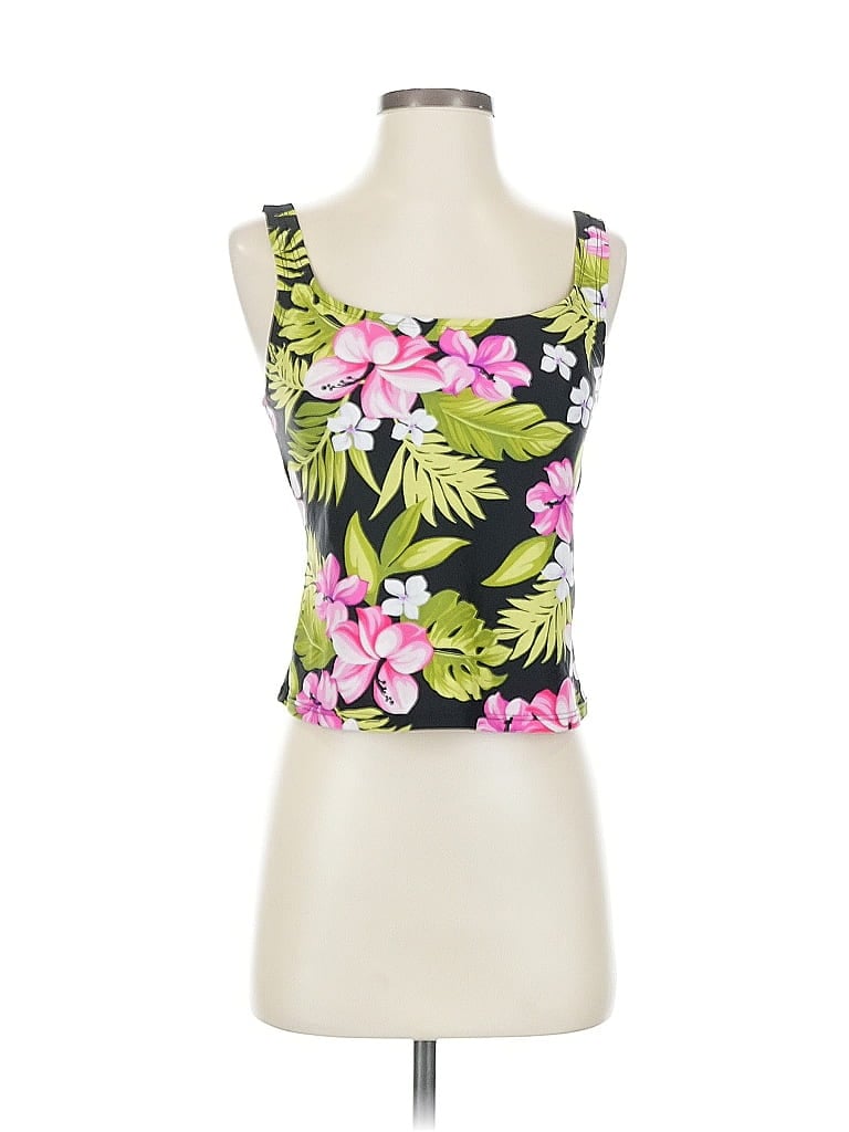Click to view more detailed imagery on our partner's website Pre-owned Catalina Tank Top Green Strapless Neckline Tops