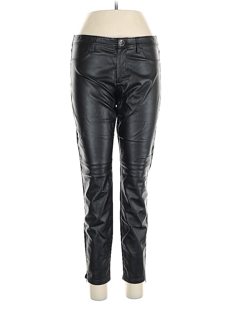 Click to view more detailed imagery on our partner's website Pre-owned Banana Republic Faux Leather Pants In Black