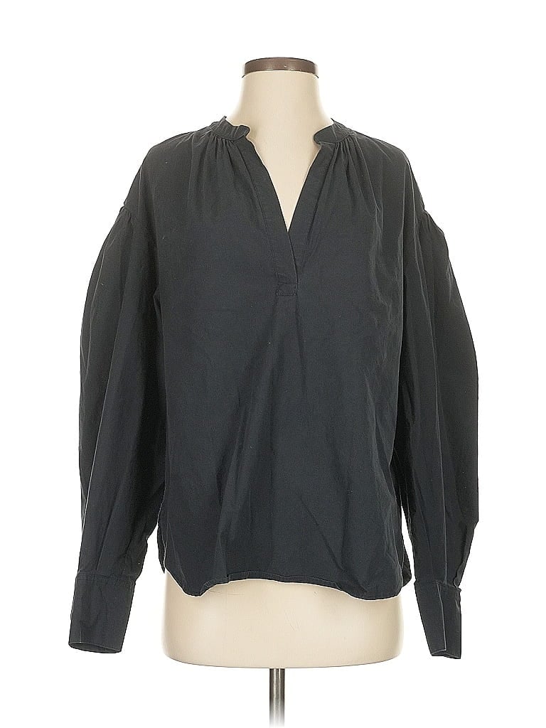 BANANA REPUBLIC Pre-owned Long Sleeve Blouse In Gray