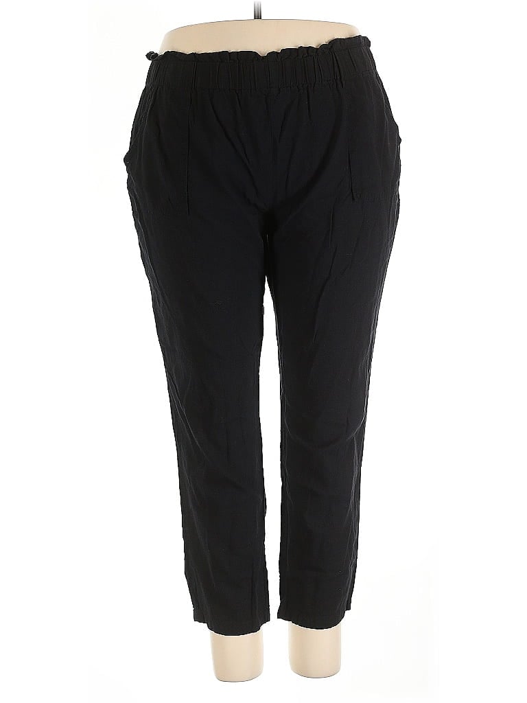 Pre-owned Shein Curve Casual Pants In Black