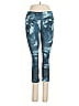 Apana Tie-dye Blue Active Pants Size S - photo 1
