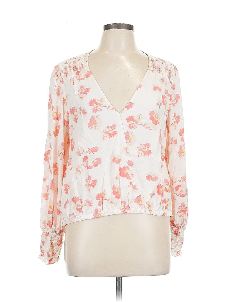 SANCTUARY Pre-owned Long Sleeve Blouse In White