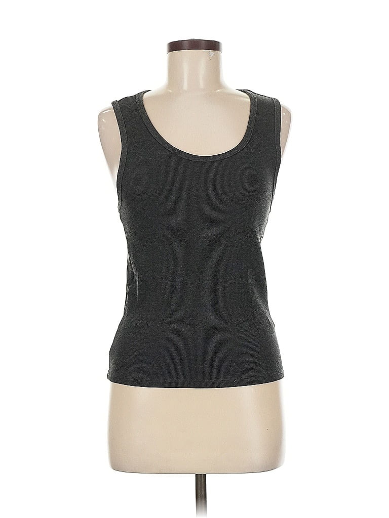 H&M Pre-owned Tank Top Gray Strapless Neckline Tops