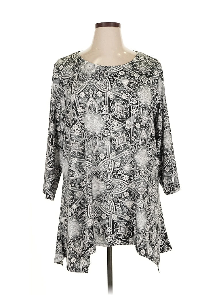 Pre-owned Ruby Rd. Casual Dress In Gray