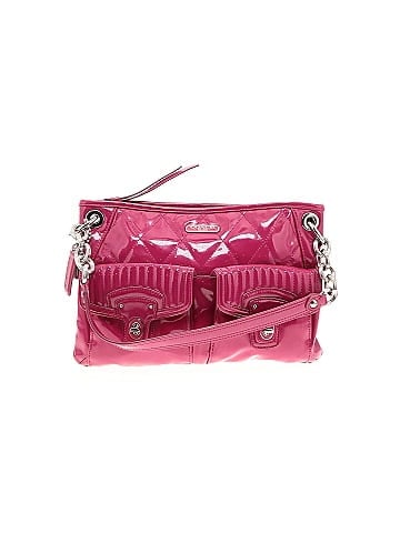 Coach Heart Poppy Leather Satchel (view 1)