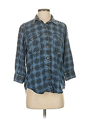 &Denim By H&M 3/4 Sleeve Button Down Shirt