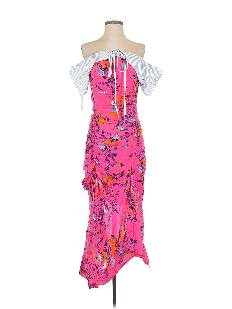 Pre-owned Tanya Taylor Cocktail Dress In Pink
