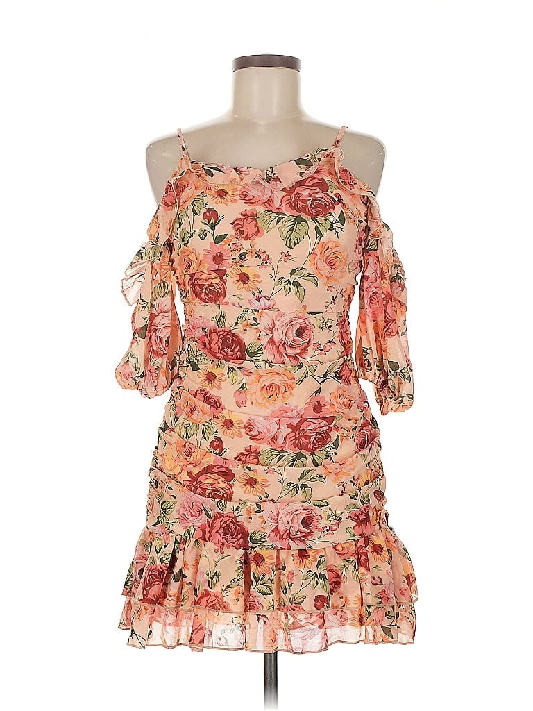 Pre-owned Shein Cocktail Dress In Orange