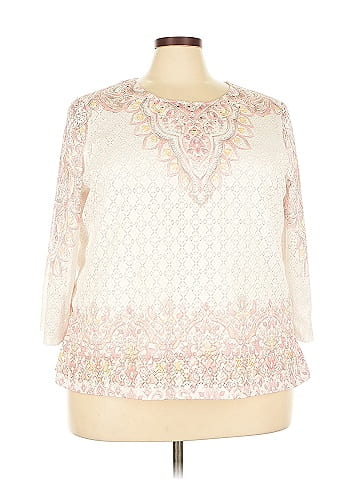 Alfred Dunner 3/4 Sleeve T-Shirt (view 1)