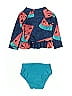 Tea Graphic Blue Two Piece Swimsuit Size 3-6 mo - photo 2