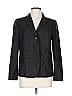Akris Punto Gray Black Wool Blazer Size 12 - photo 1