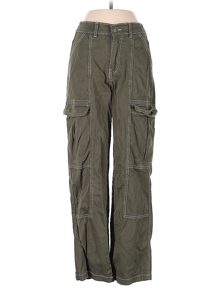 Pre-owned Ci Sono Cargo Pants In Green