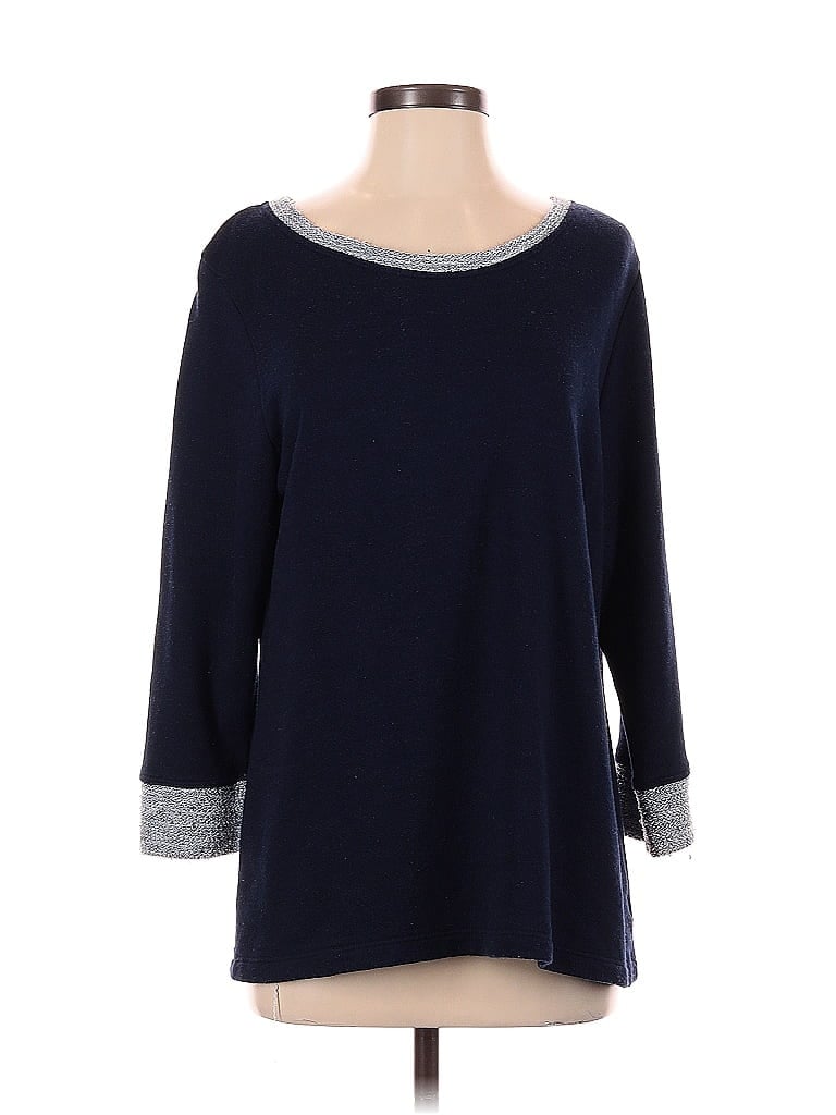 Pre-owned Fresh Produce Pullover Sweater In Blue