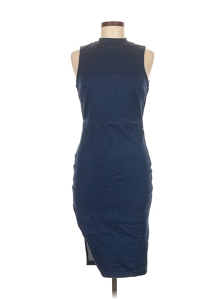 Pre-owned Fashion Nova Cocktail Dress In Blue