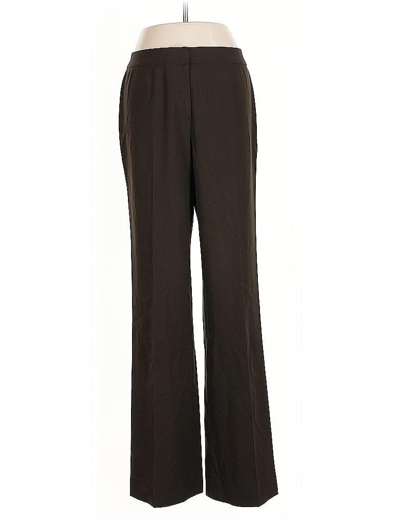 Pre-owned Lafayette 148 Wool Pants In Green