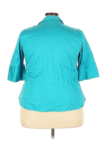 Lane Bryant 3/4 Sleeve Button-Down Shirt (view 2)