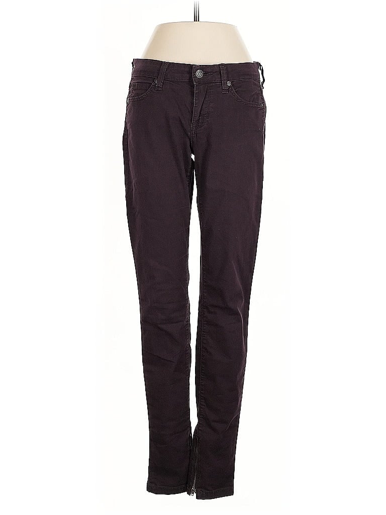 Pre-owned Vince Jeans In Burgundy