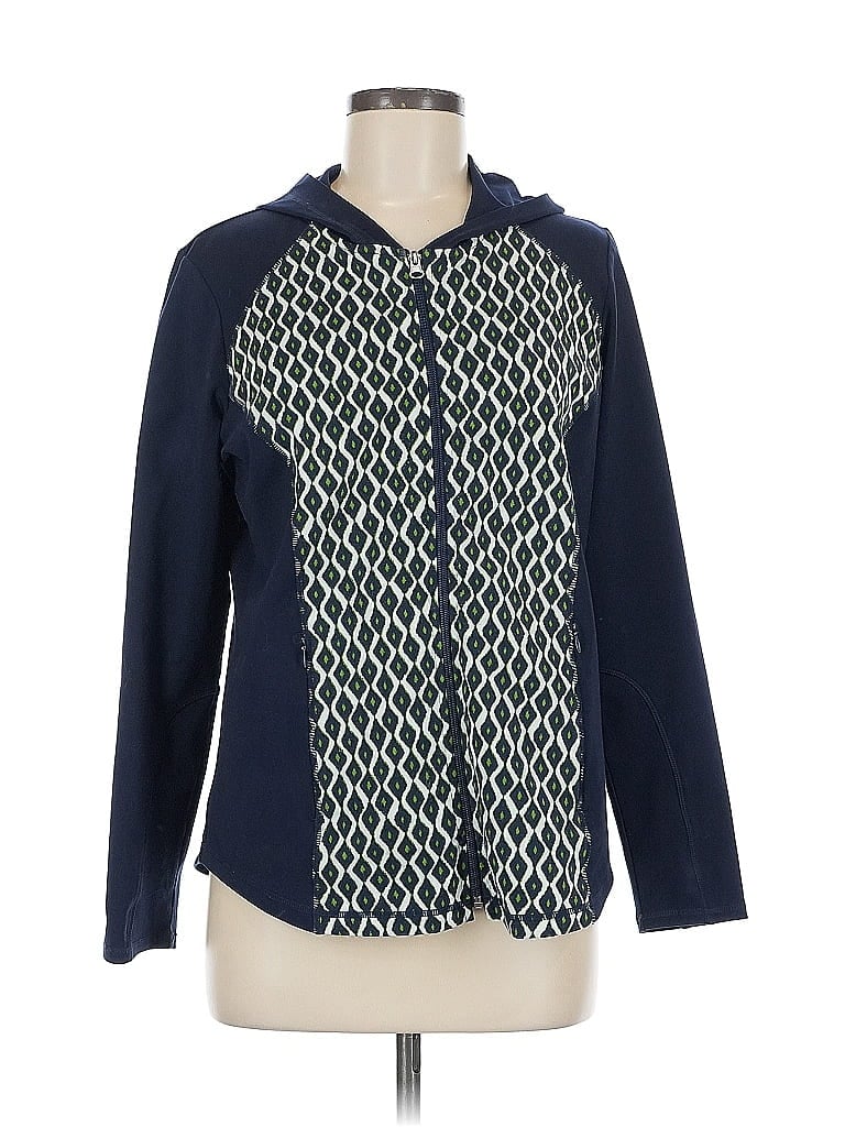 Pre-owned Zenergy By Chico's Jacket In Blue