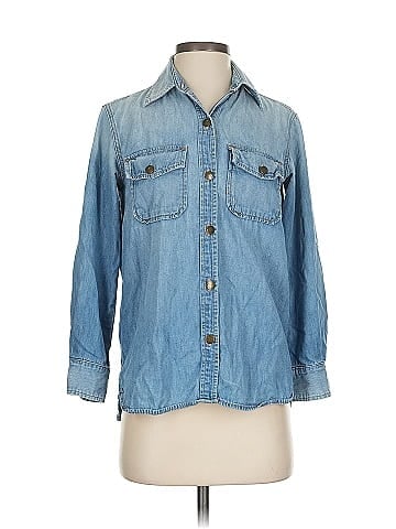 Current/Elliott 3/4 Sleeve Button-Down Shirt (view 1)
