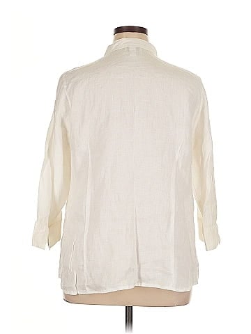 Charter Club 3/4 Sleeve Button-Down Shirt (view 2)