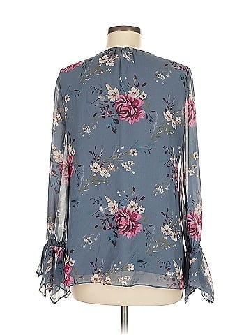 White House Black Market Long Sleeve Blouse (view 2)