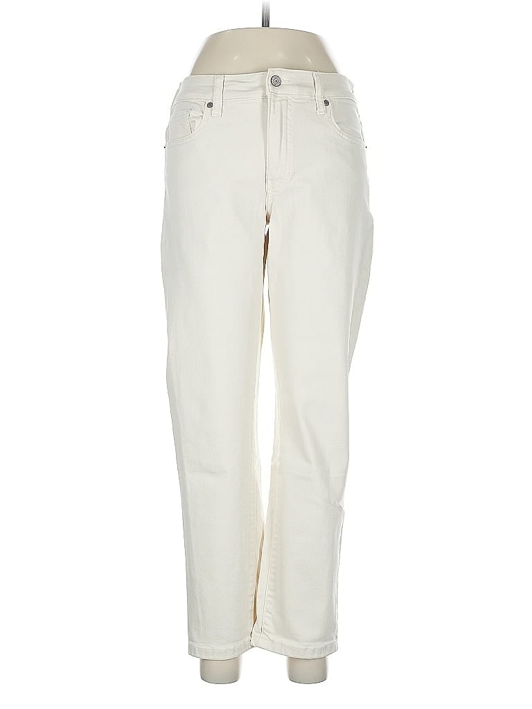 Pre-owned Banana Republic Factory Store Jeans In White