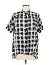 Ro & De 100% Polyester Tie-dye Gray Short Sleeve Blouse Size M - photo 1