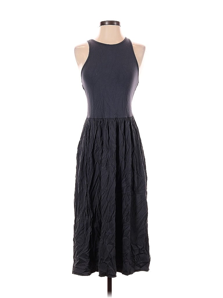 Pre-owned Lou & Grey Casual Dress In Gray