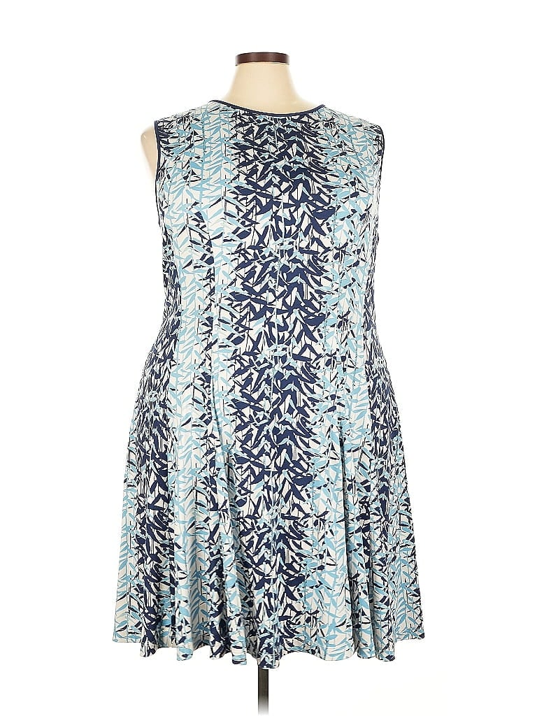 Pre-owned Julian Taylor Cocktail Dress In Blue