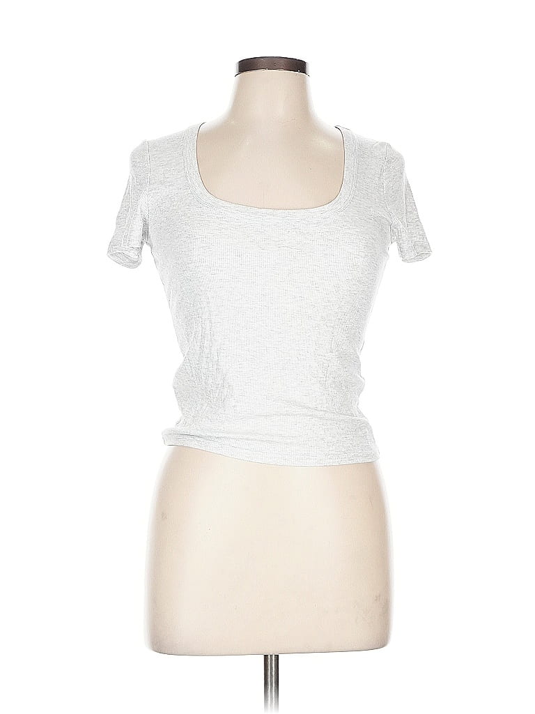 Pre-owned Charlotte Russe Short Sleeve T-shirt In Gray